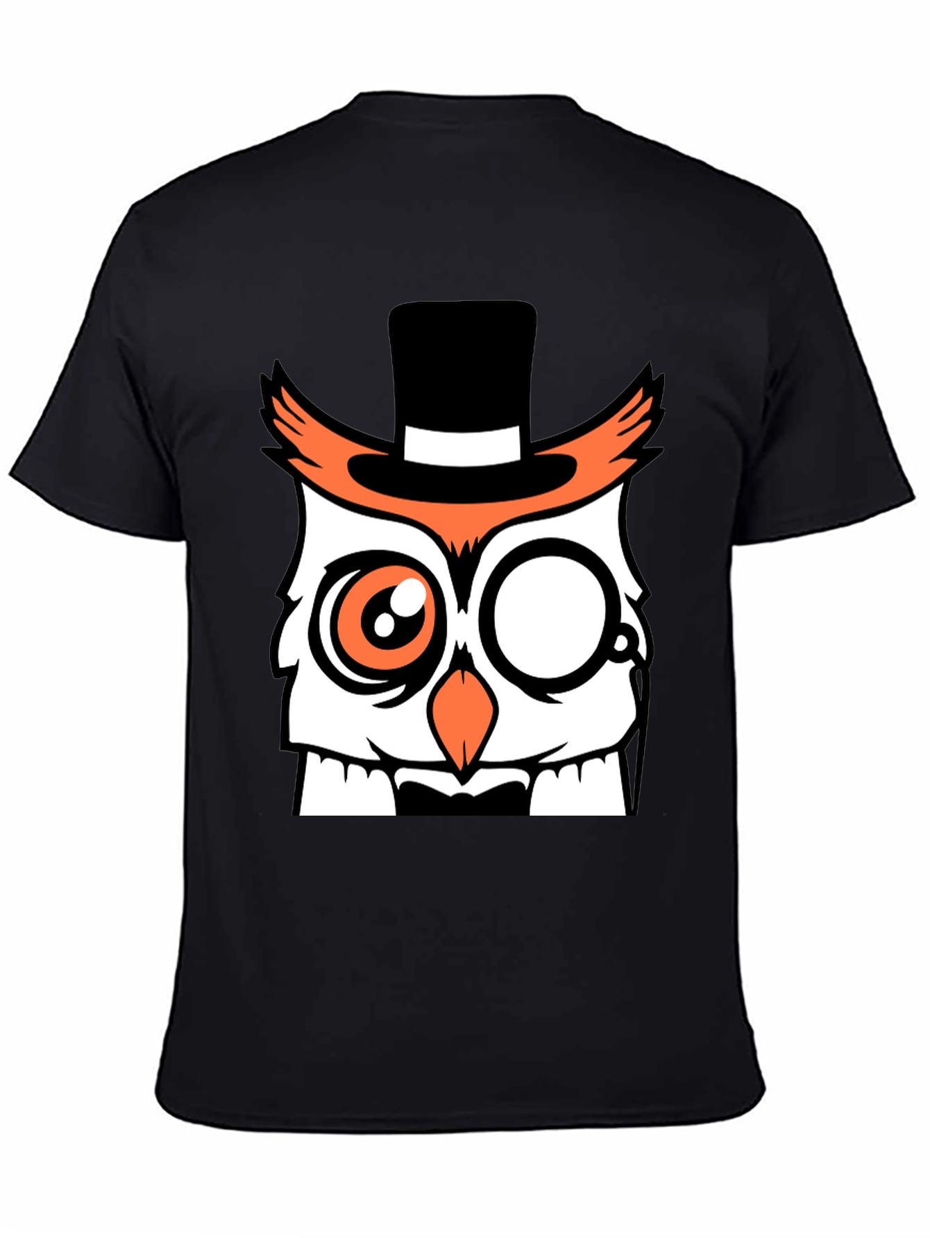 Dapper Owl T-Shirt - Funny Cartoon Design