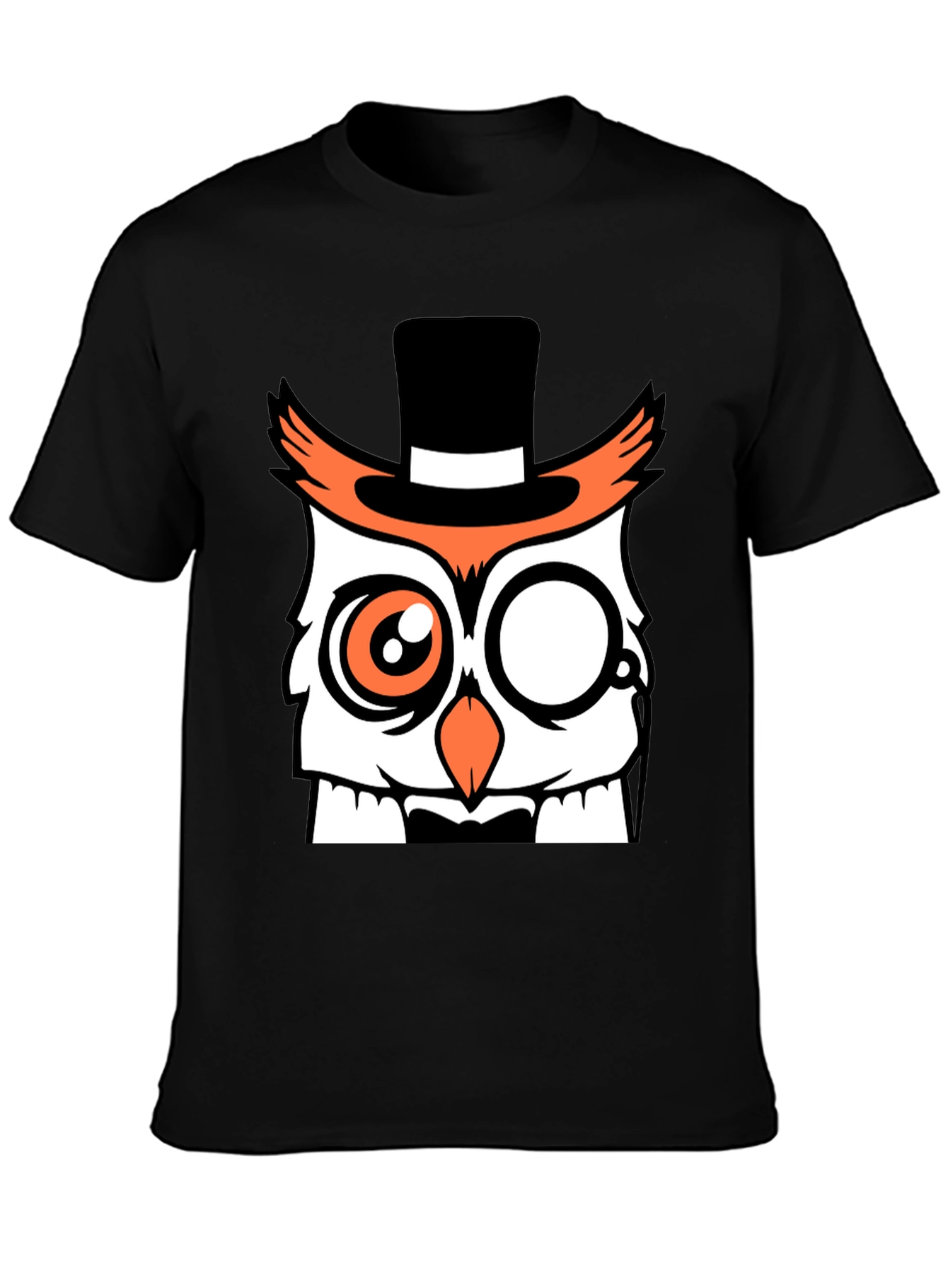 Dapper Owl T-Shirt - Funny Cartoon Design
