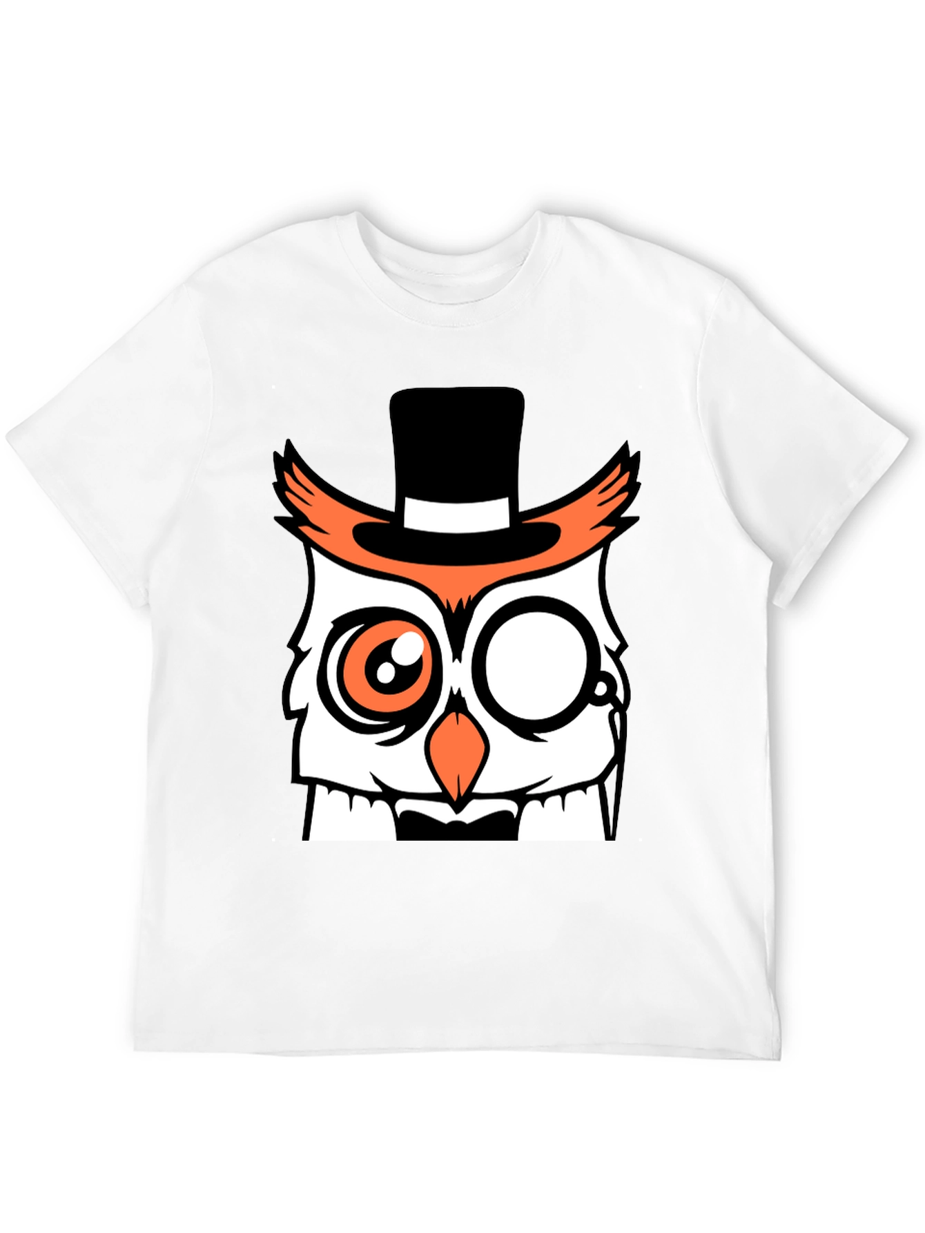 Dapper Owl T-Shirt - Funny Cartoon Design