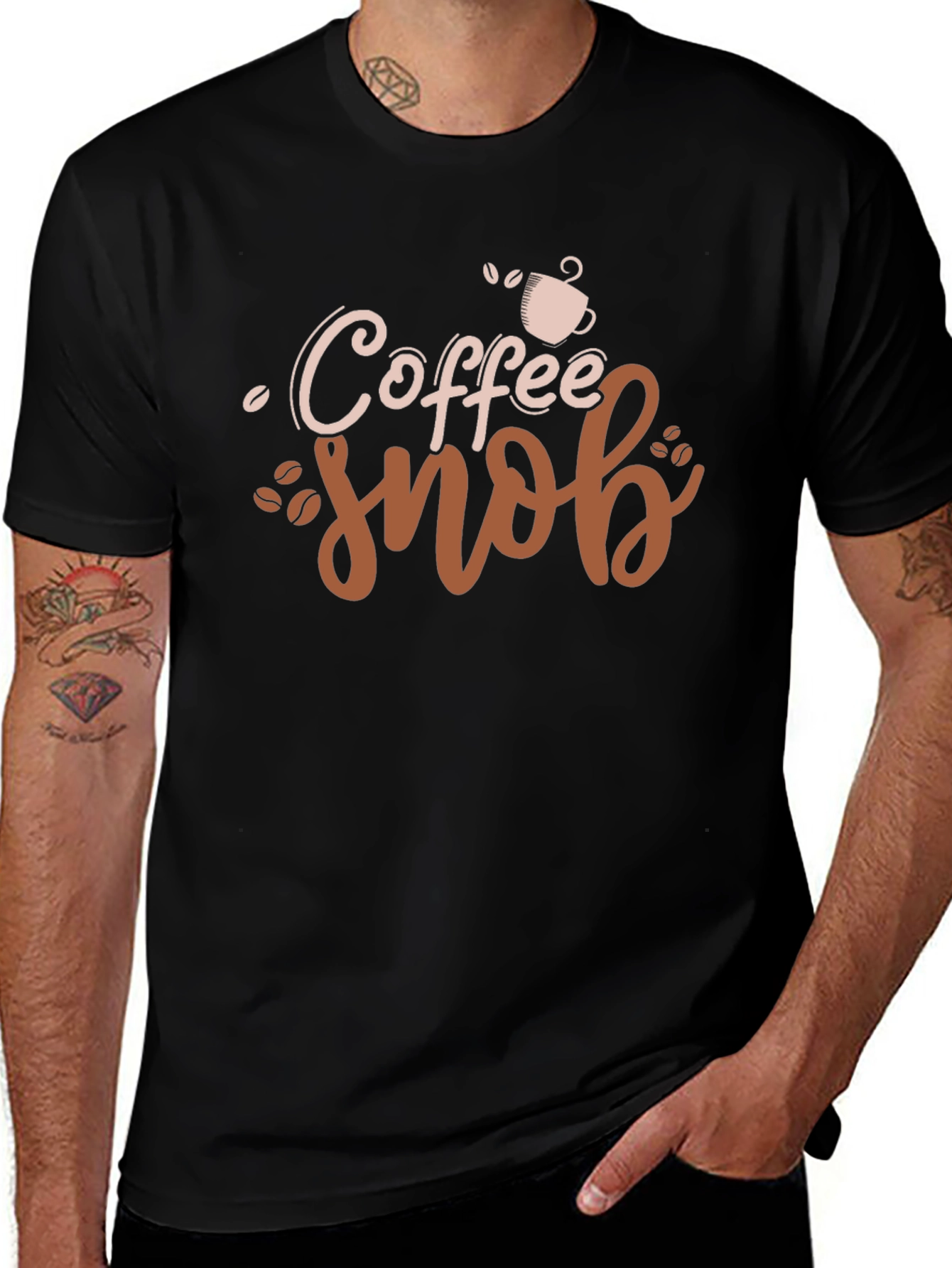 Coffee Snob Graphic Tee - Unisex Black T-Shirt