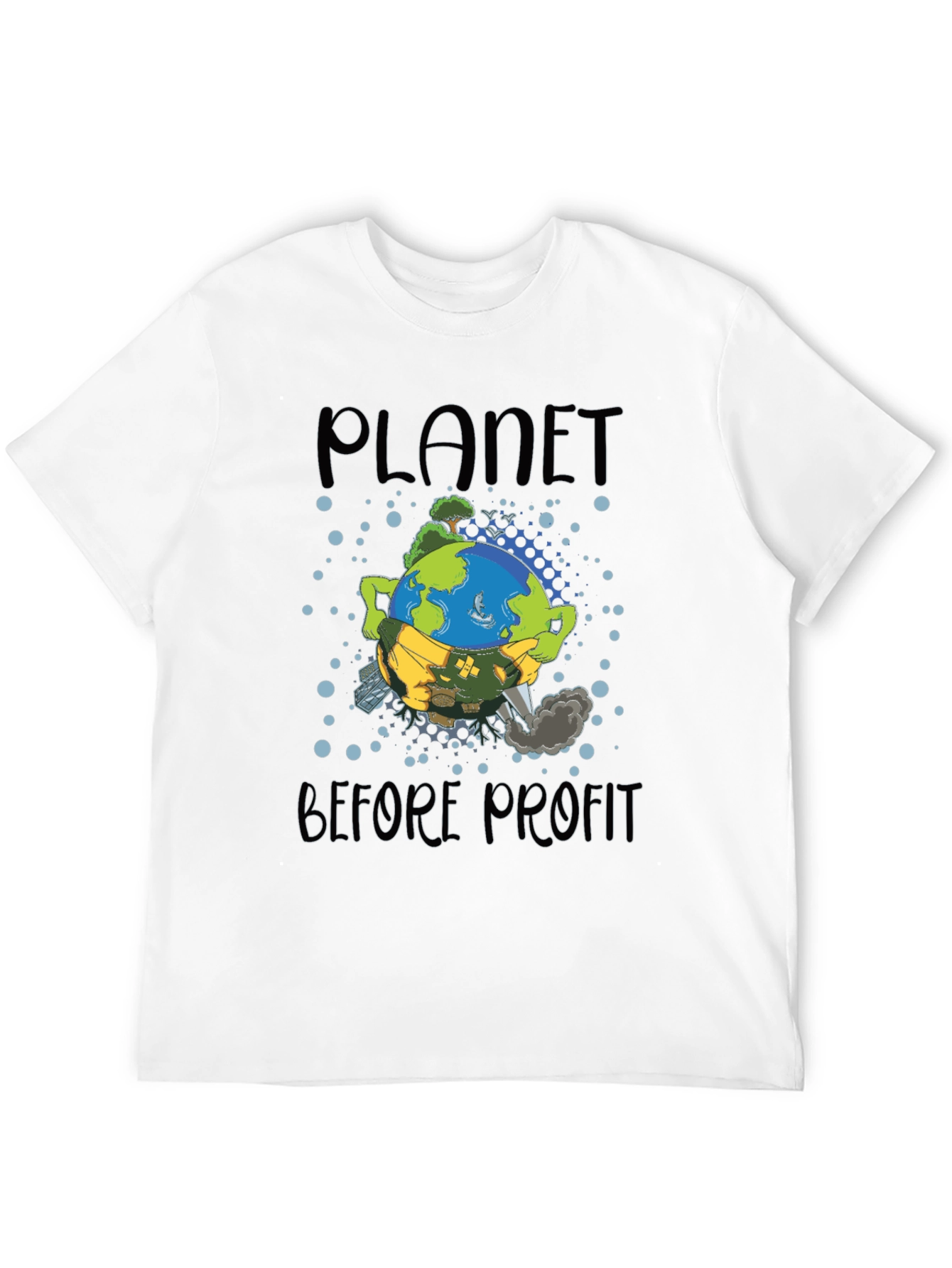 Planet Before Profit Graphic Tee - Eco-Conscious Fashion