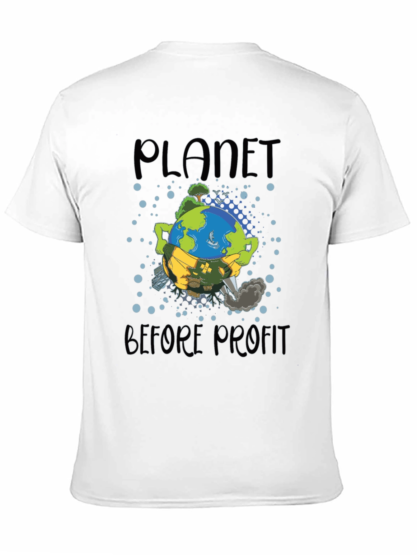 Planet Before Profit Graphic Tee - Eco-Conscious Fashion
