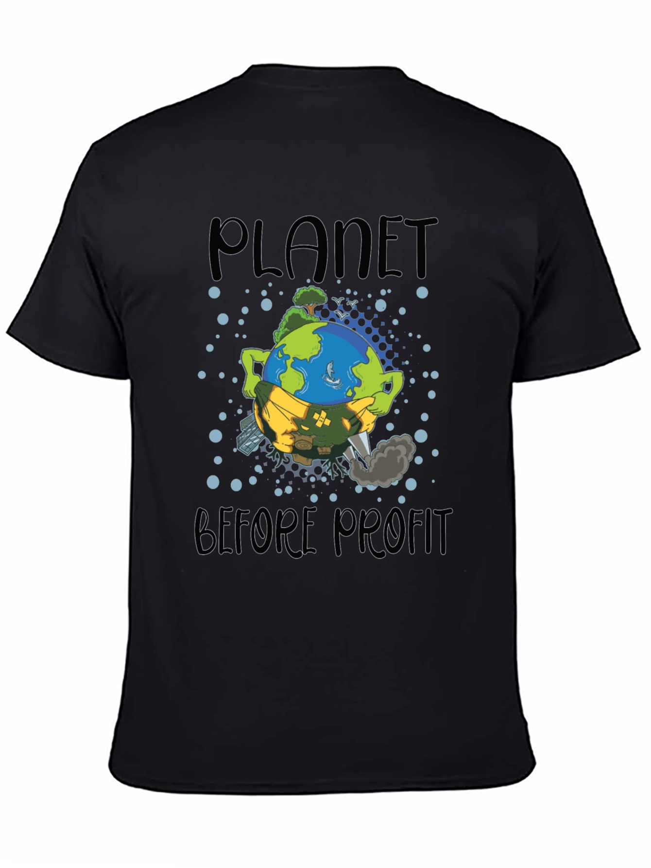 Planet Before Profit Graphic Tee - Eco-Conscious Fashion