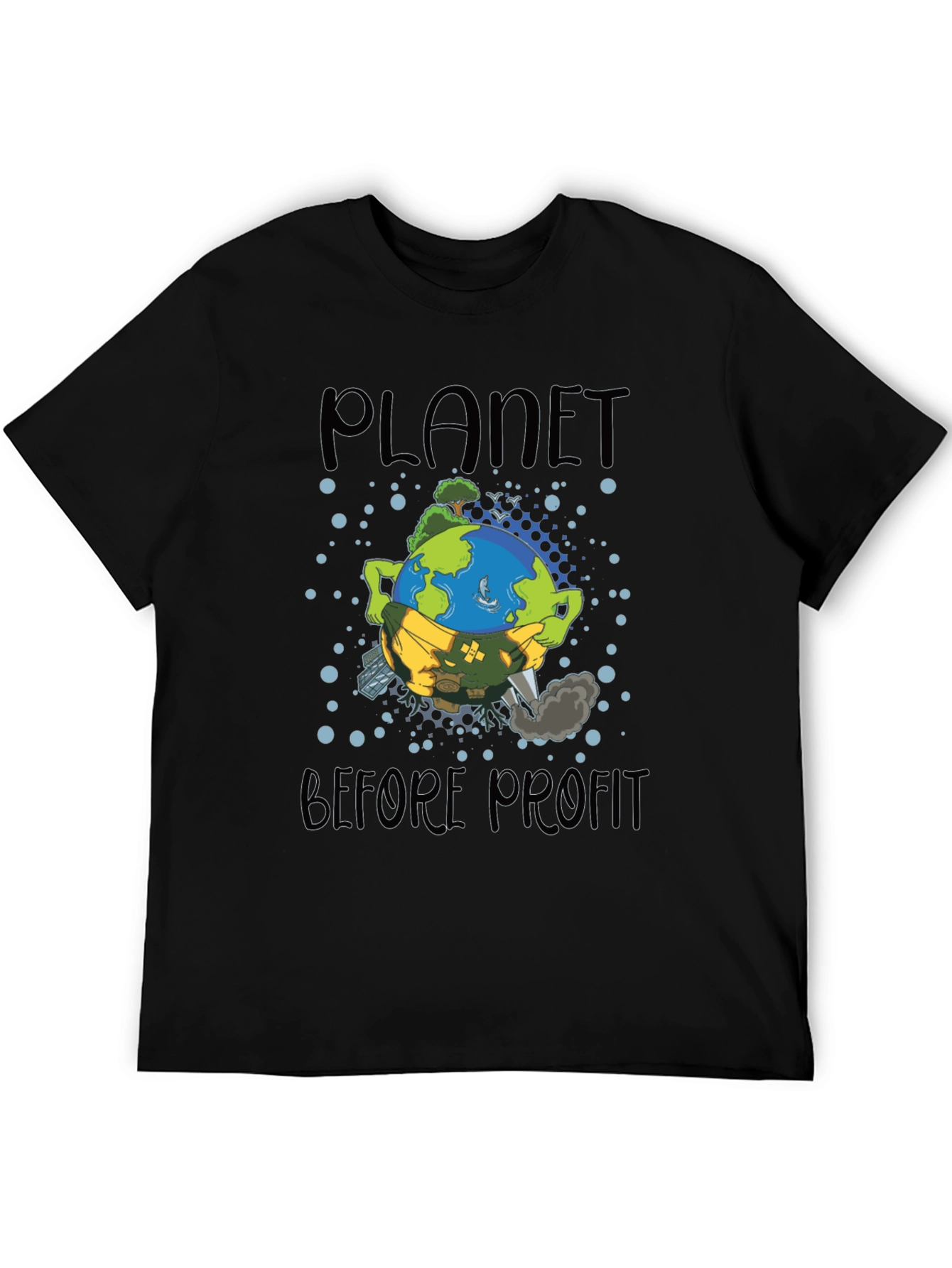 Planet Before Profit Graphic Tee - Eco-Conscious Fashion