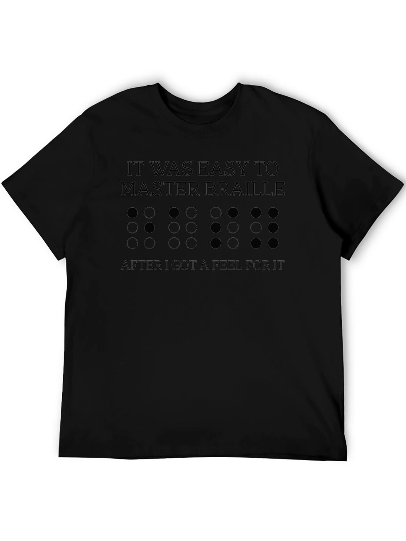 Braille T-Shirt - Funny Blindness Awareness Tee