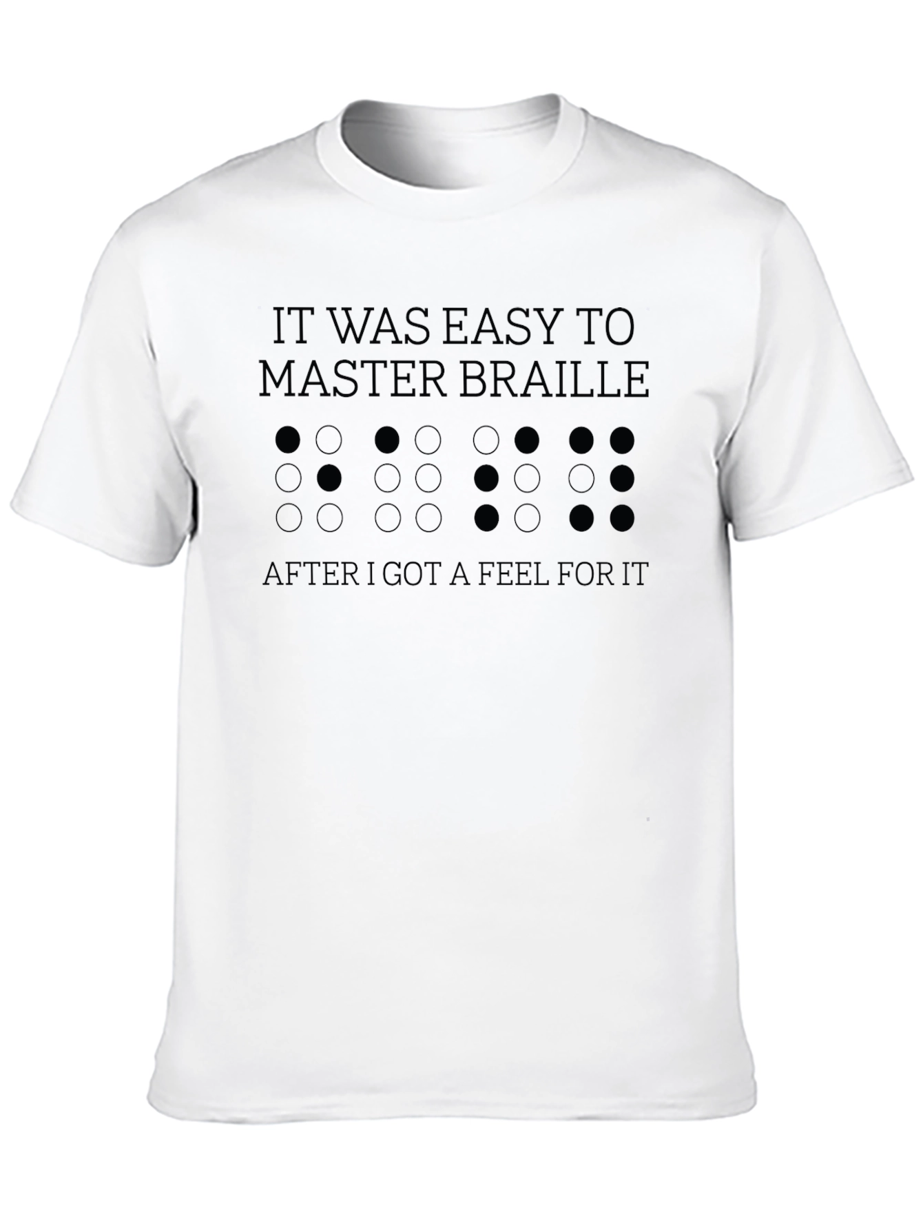 Braille T-Shirt - Funny Blindness Awareness Tee