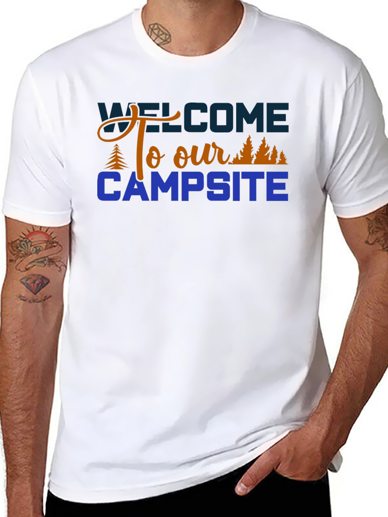 Welcome to Our Campsite Graphic Tee