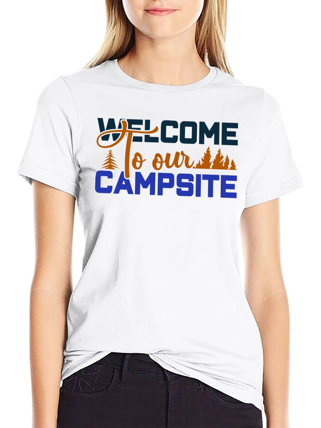 Welcome to Our Campsite Graphic Tee