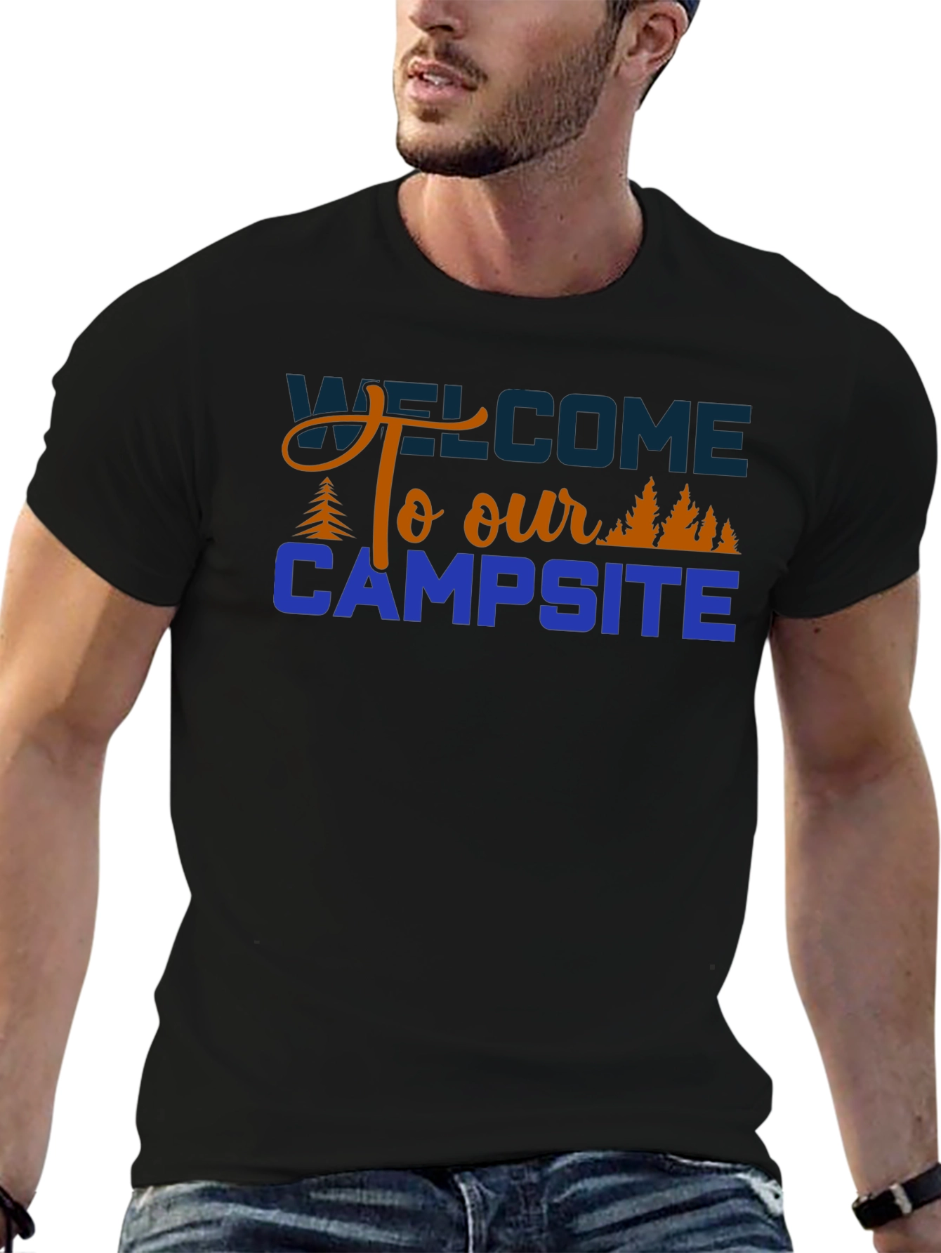 Welcome to Our Campsite Graphic Tee