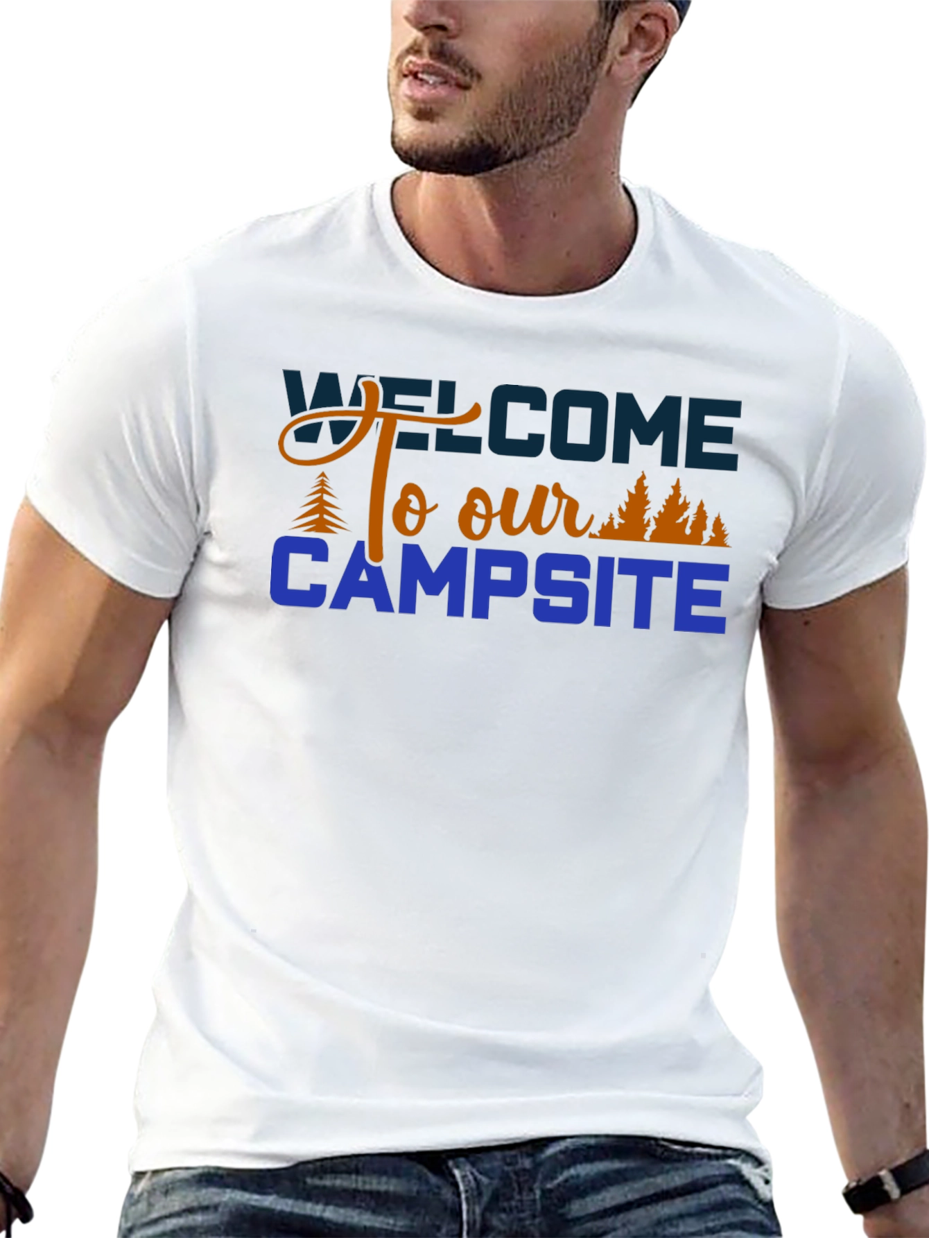 Welcome to Our Campsite Graphic Tee