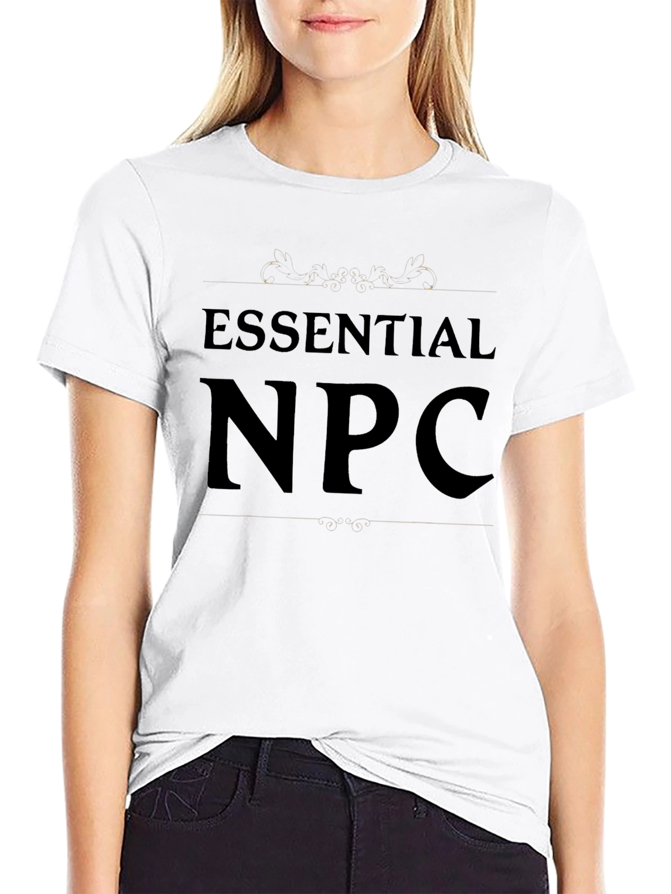 Essential NPC Black Graphic Tee