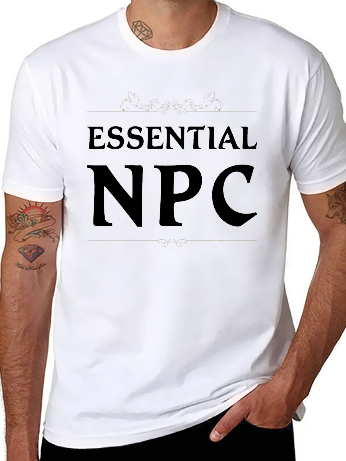 Essential NPC Black Graphic Tee