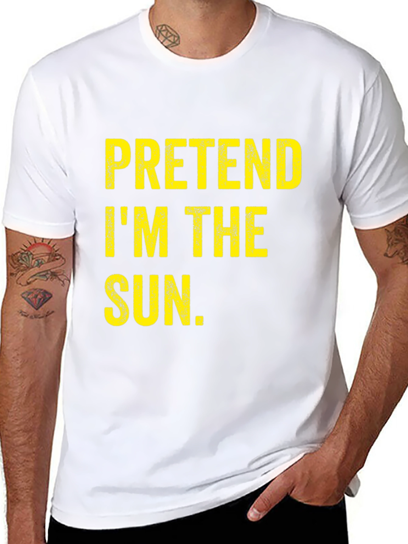 Pretend Im The Sun T-Shirt - Funny Costume Tee