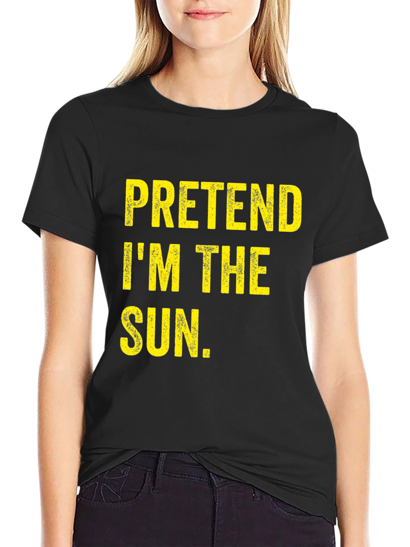 Pretend Im The Sun T-Shirt - Funny Costume Tee