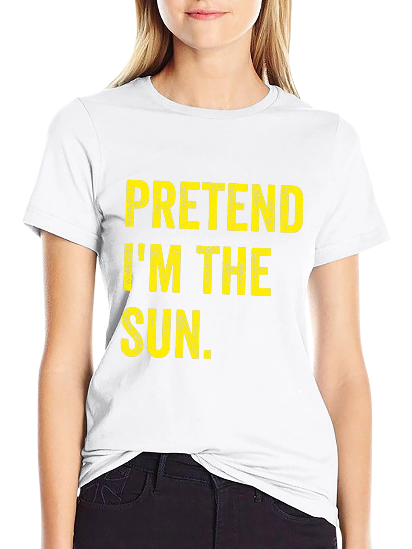 Pretend Im The Sun T-Shirt - Funny Costume Tee