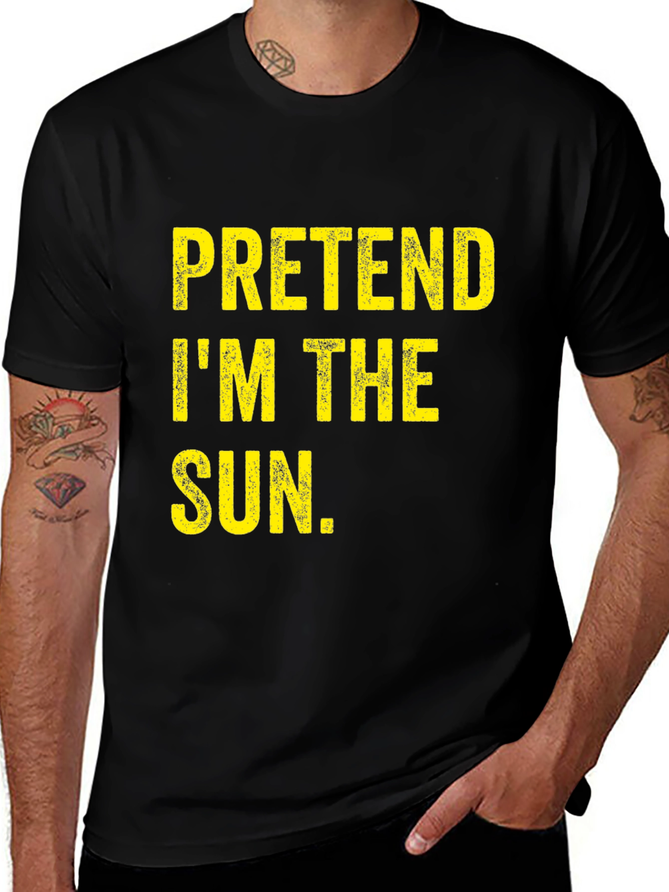 Pretend Im The Sun T-Shirt - Funny Costume Tee