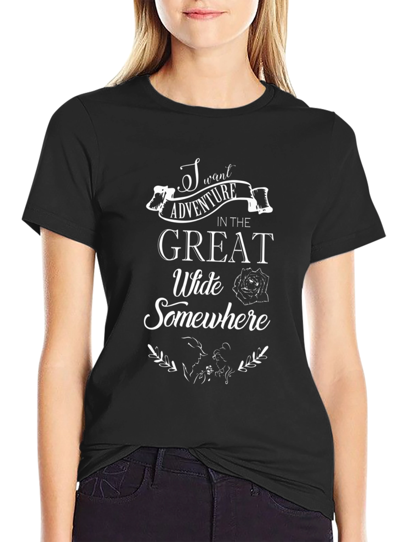 Adventure Graphic Tee - Beauty and the Beast Inspired