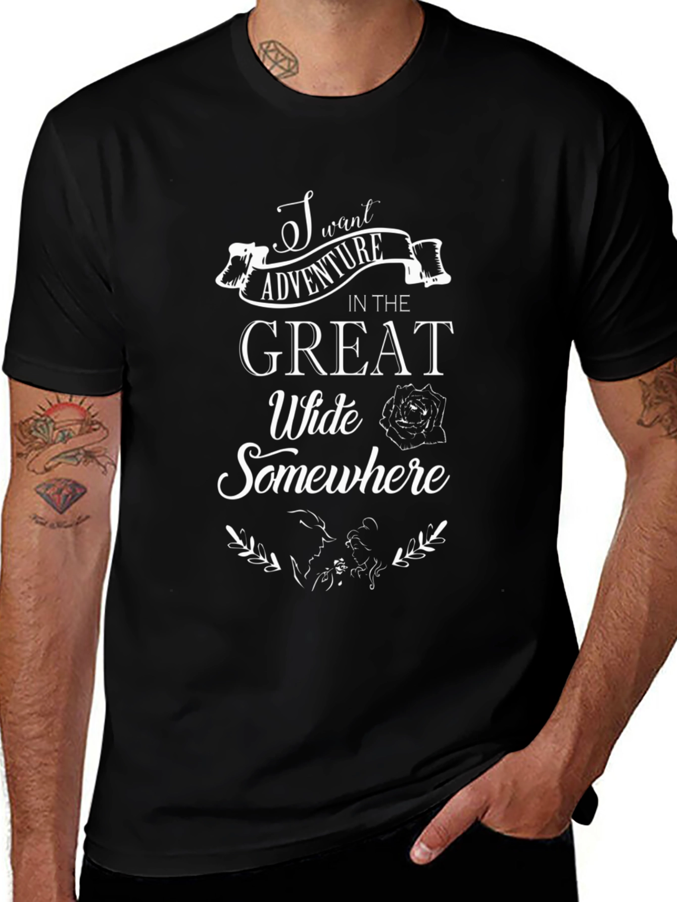 Adventure Graphic Tee - Beauty and the Beast Inspired
