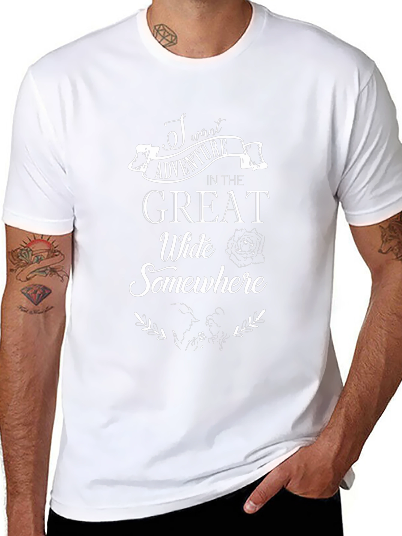 Adventure Graphic Tee - Beauty and the Beast Inspired