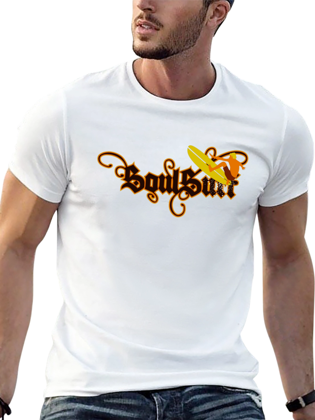 Soul Surf Graphic T-Shirt - Black Cotton Tee