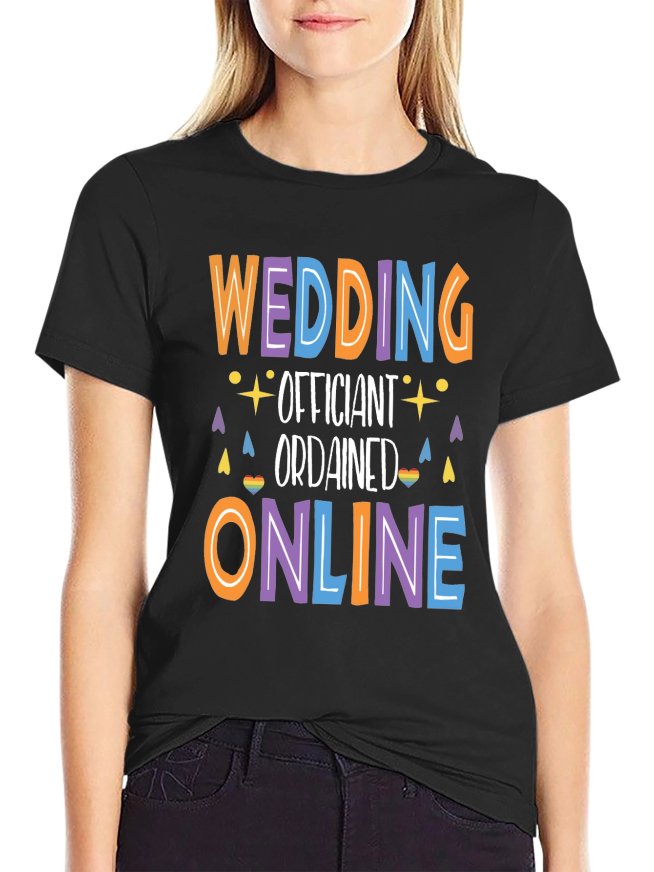 Wedding Officiant T-Shirt - Ordained Online
