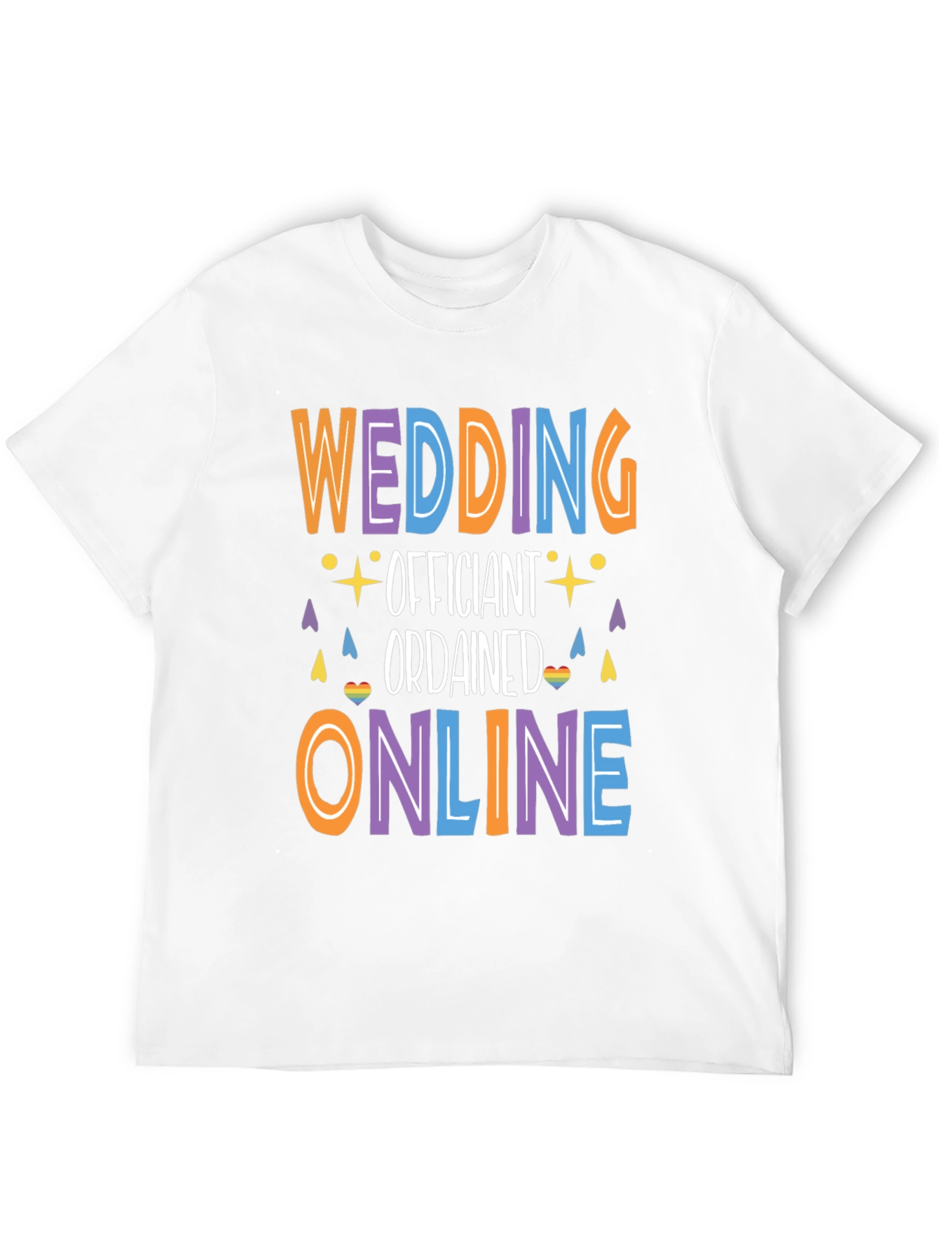 Wedding Officiant T-Shirt - Ordained Online