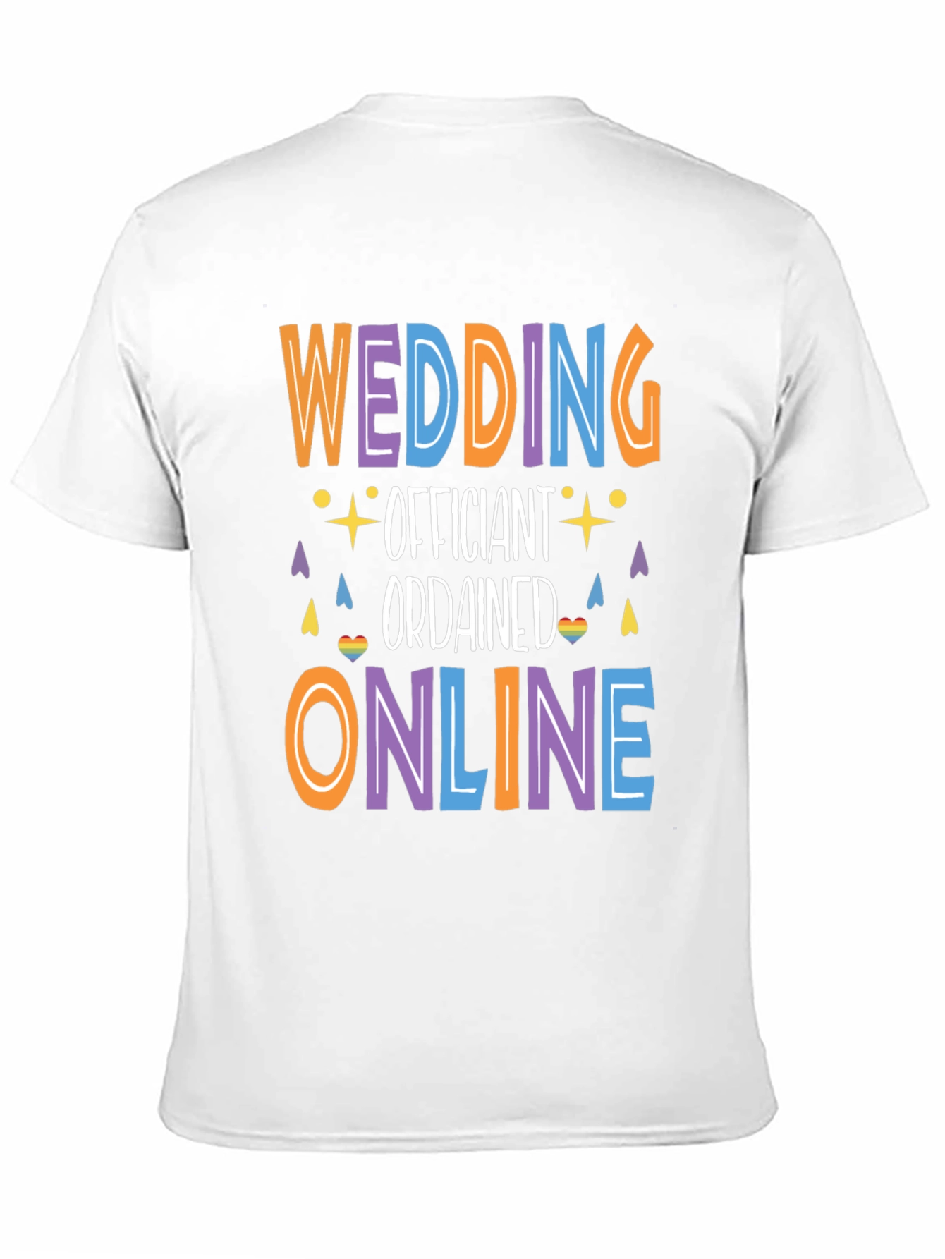 Wedding Officiant T-Shirt - Ordained Online