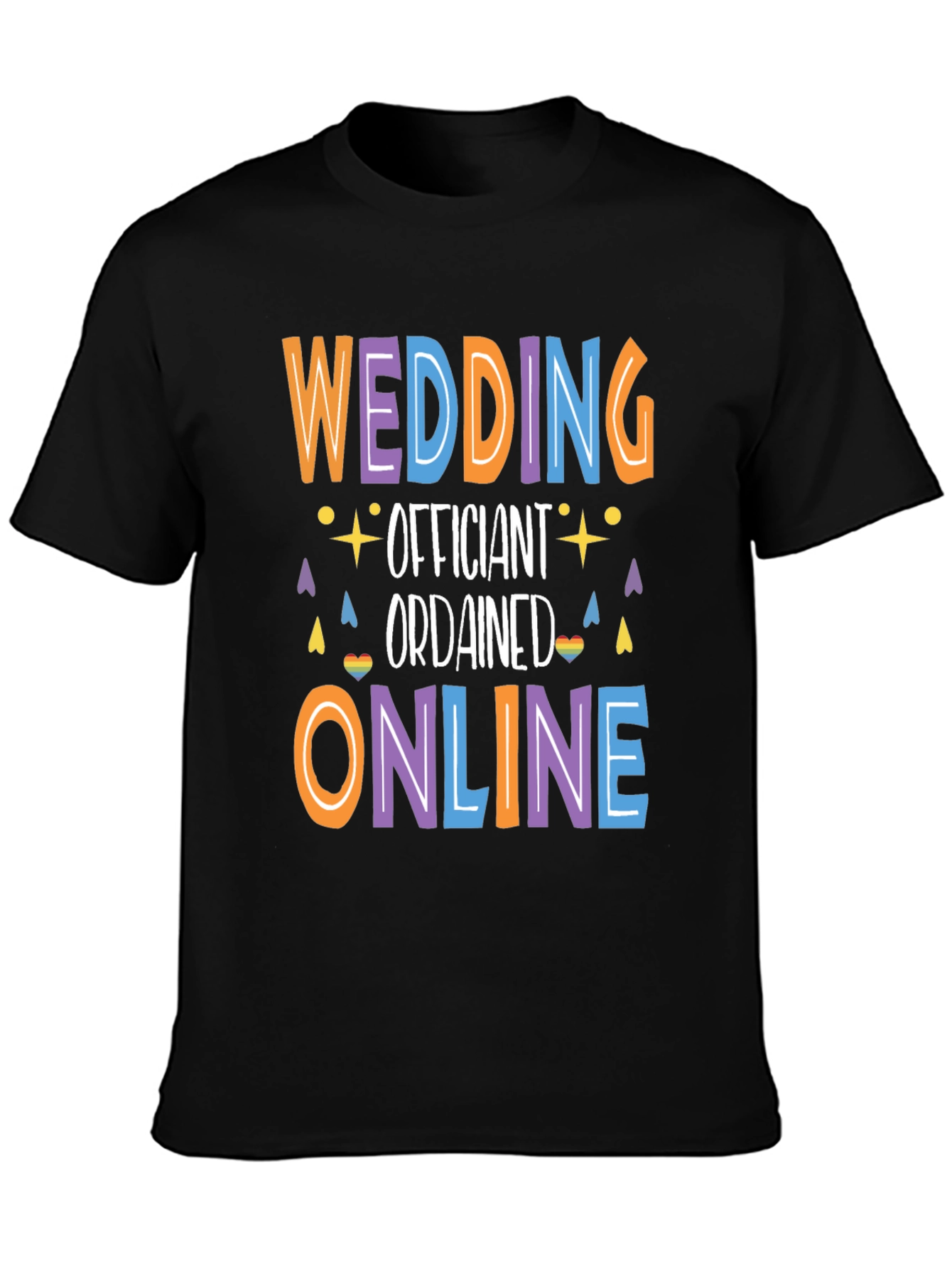 Wedding Officiant T-Shirt - Ordained Online