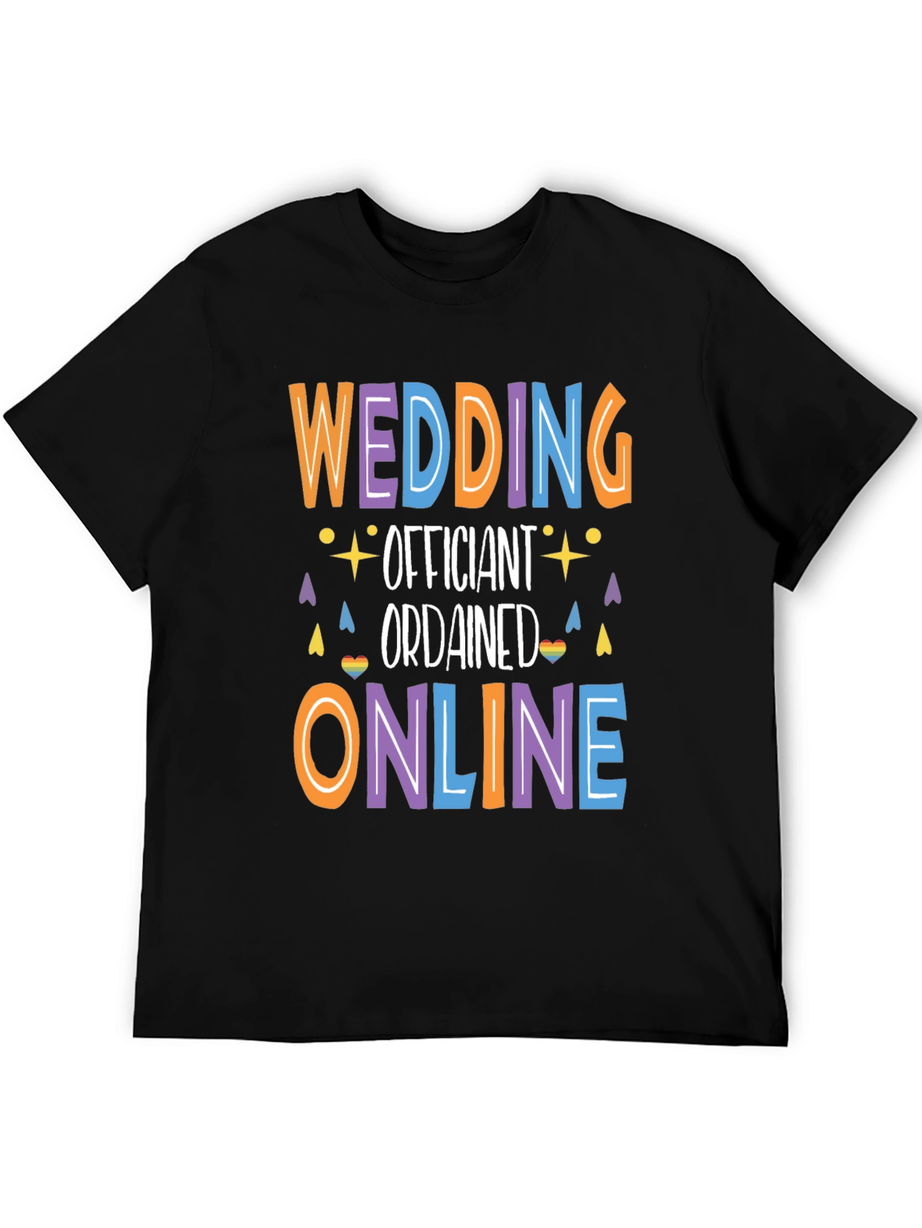 Wedding Officiant T-Shirt - Ordained Online