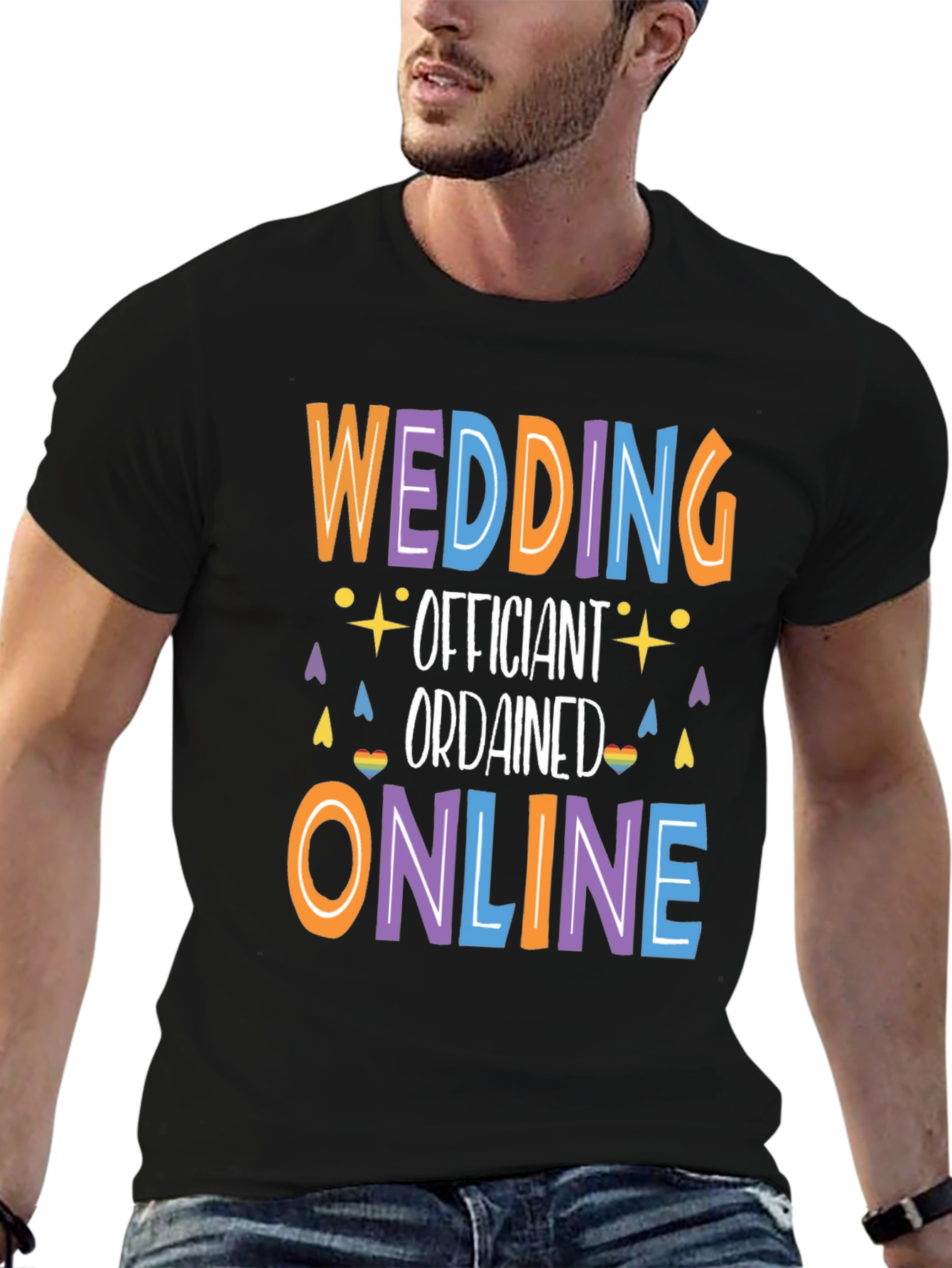 Wedding Officiant T-Shirt - Ordained Online