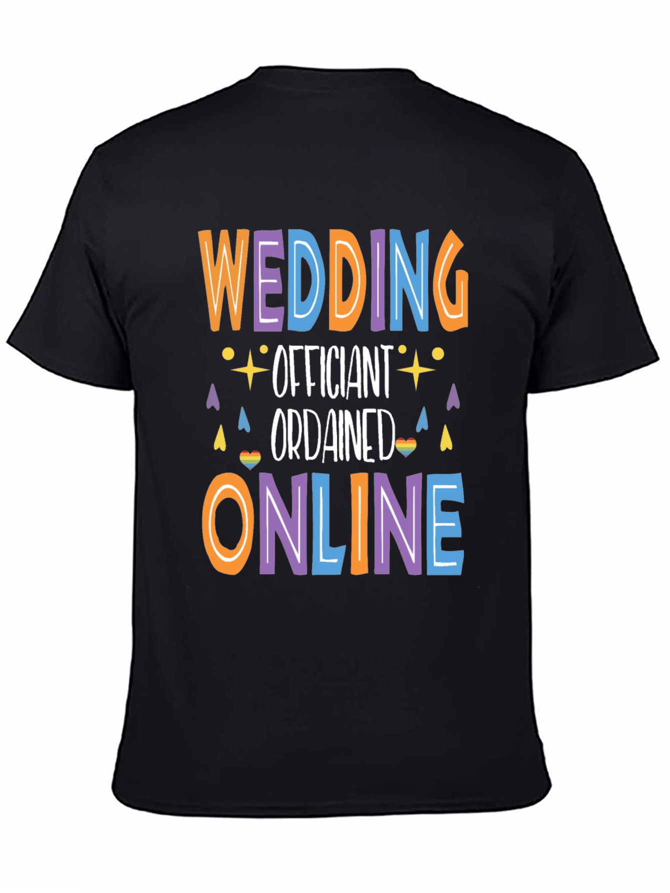 Wedding Officiant T-Shirt - Ordained Online