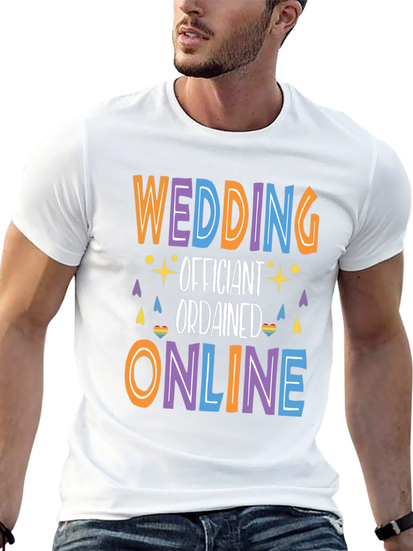 Wedding Officiant T-Shirt - Ordained Online