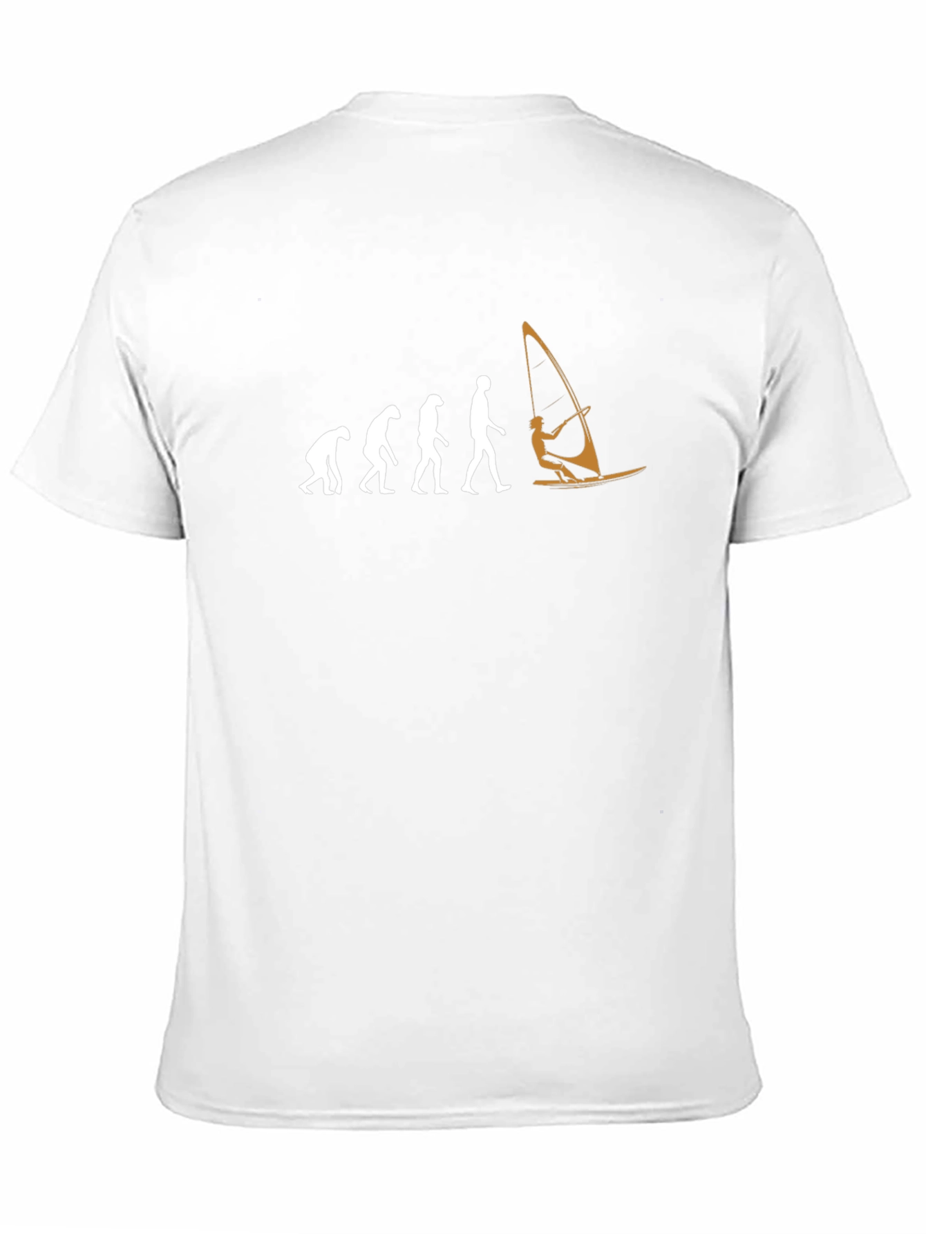 Evolution of Windsurfing Black T-Shirt