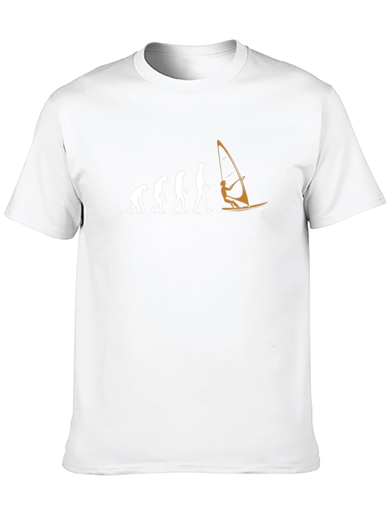 Evolution of Windsurfing Black T-Shirt