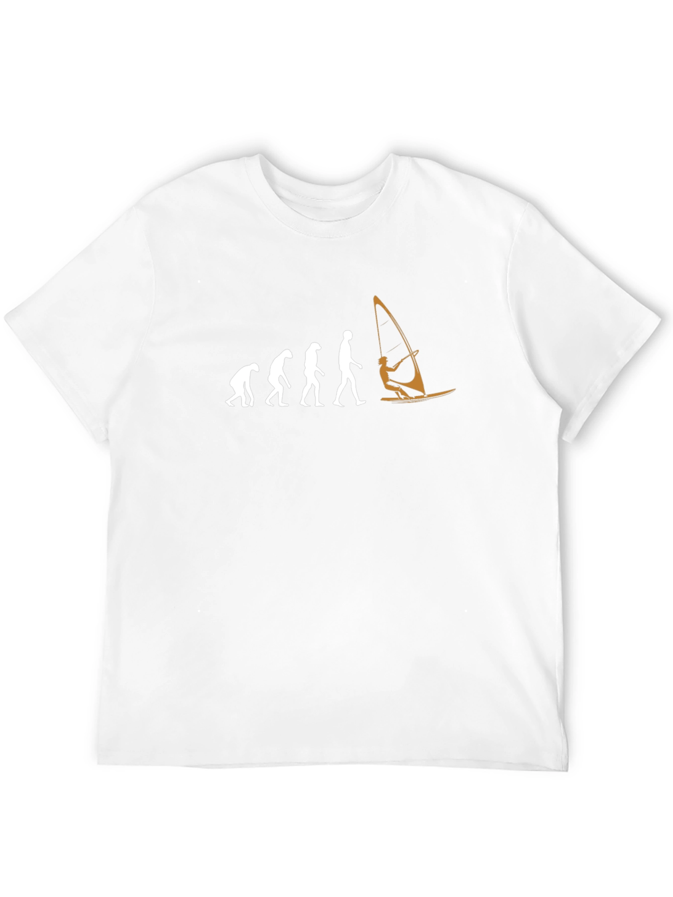 Evolution of Windsurfing Black T-Shirt