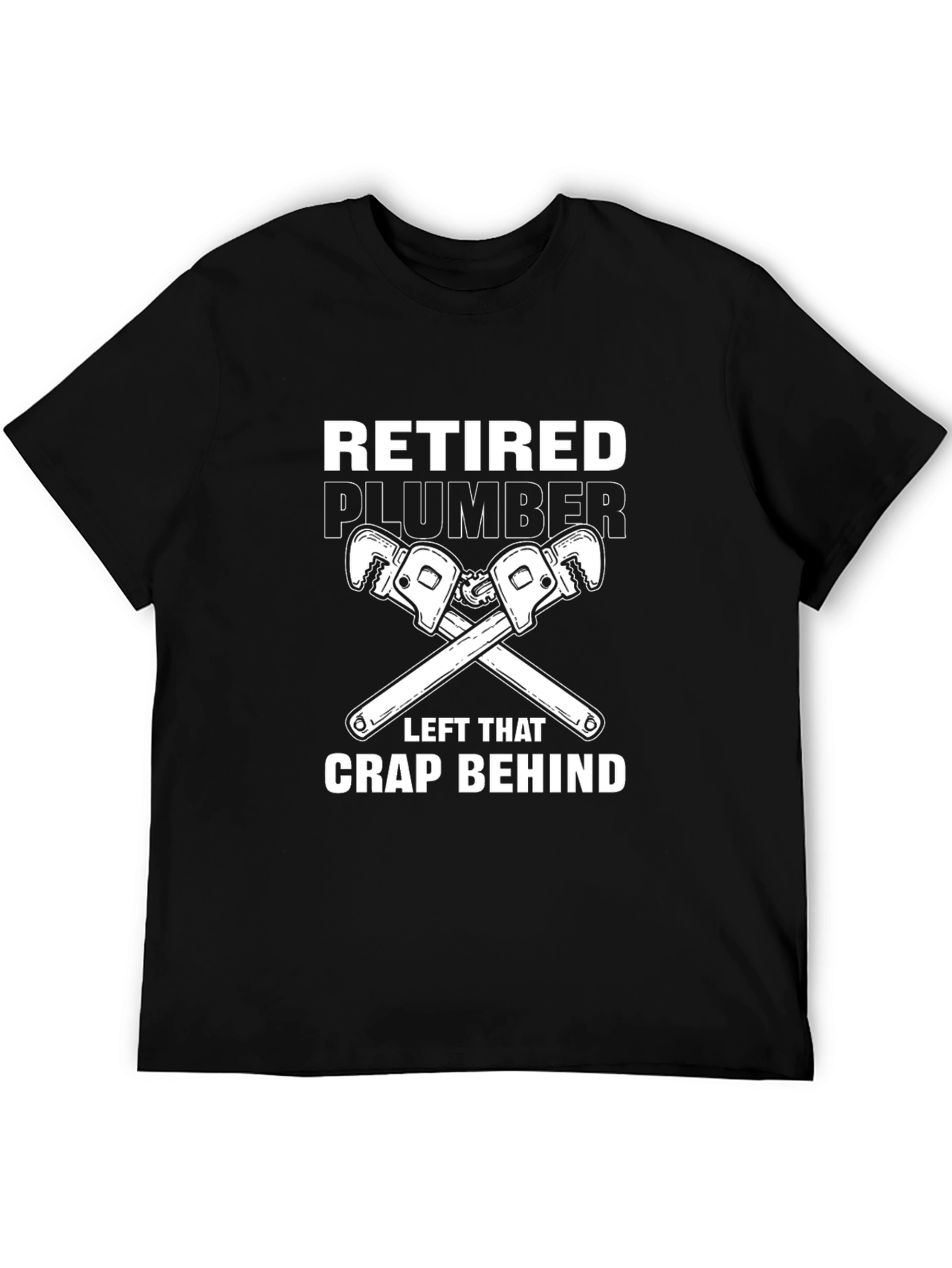 Retired Plumber T-Shirt - Funny Retirement Gift