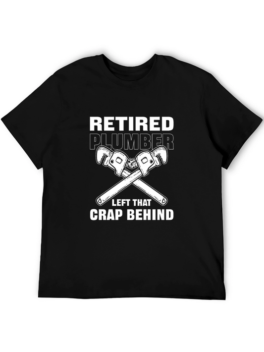 Retired Plumber T-Shirt - Funny Retirement Gift