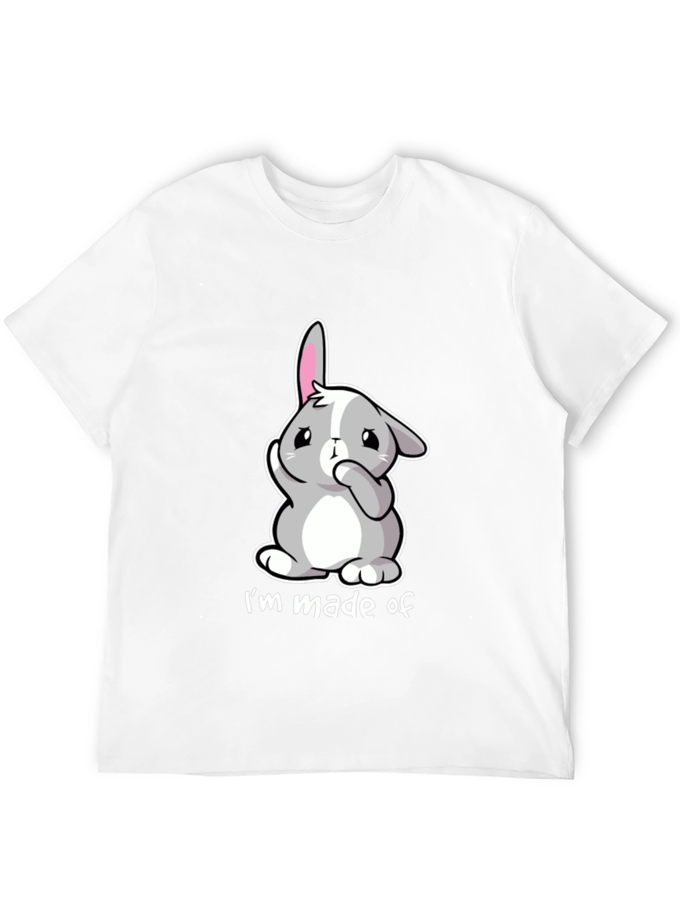 Cute Bunny Im made of Black T-Shirt