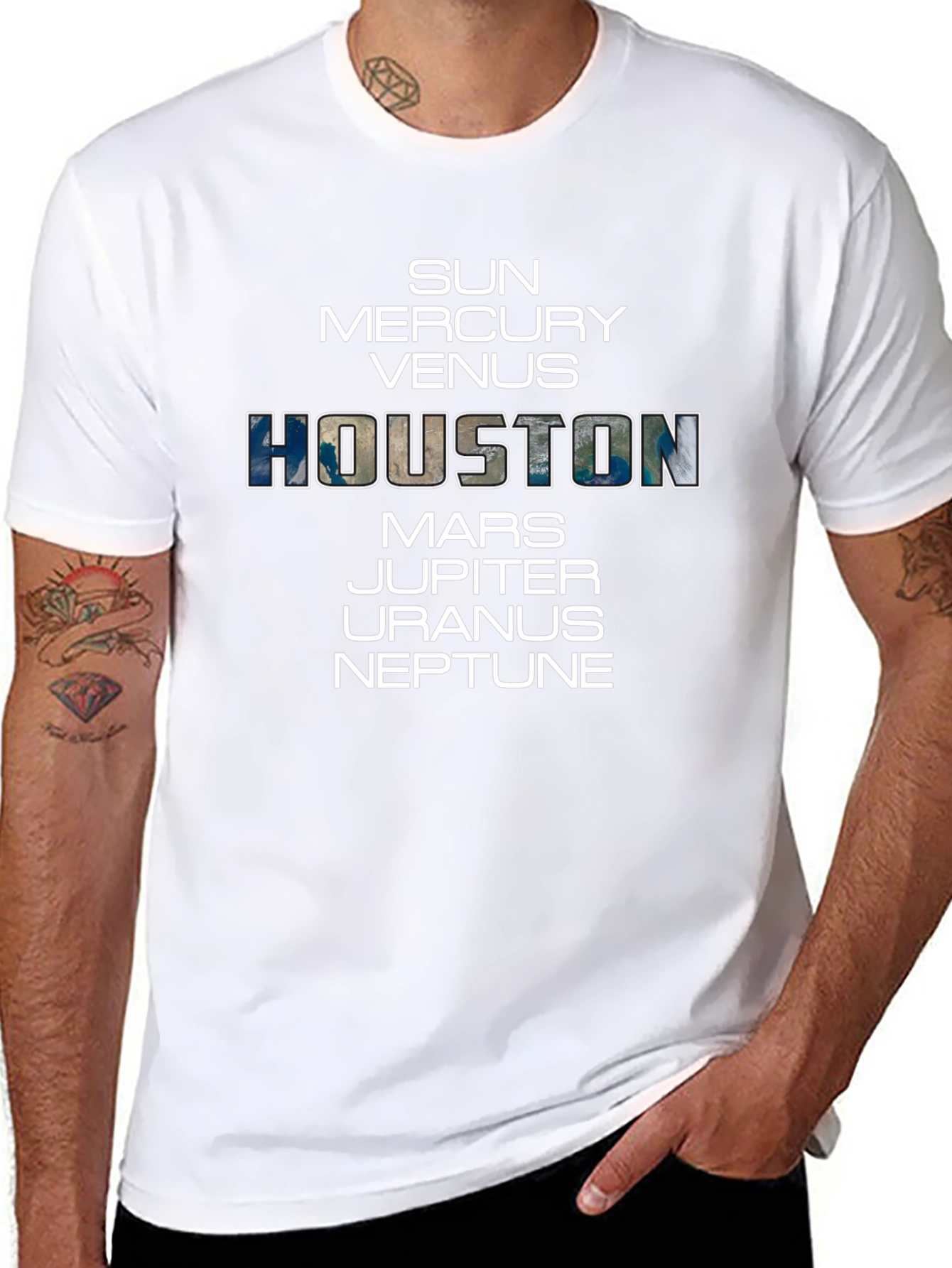 Planets & Houston T-Shirt
