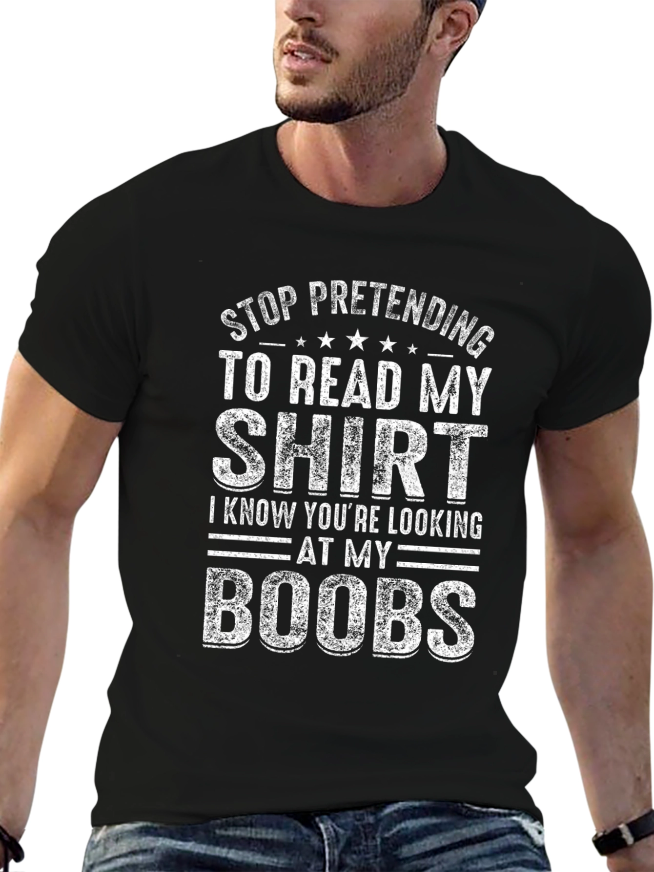Funny Boobs Graphic T-Shirt for Men