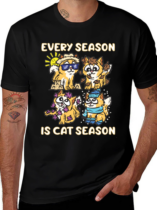 Every Season Is Cat Season T-Shirt