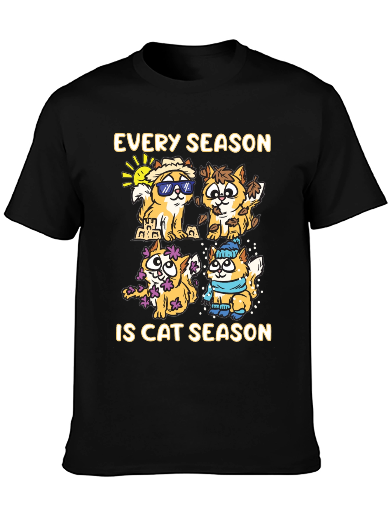 Every Season Is Cat Season T-Shirt