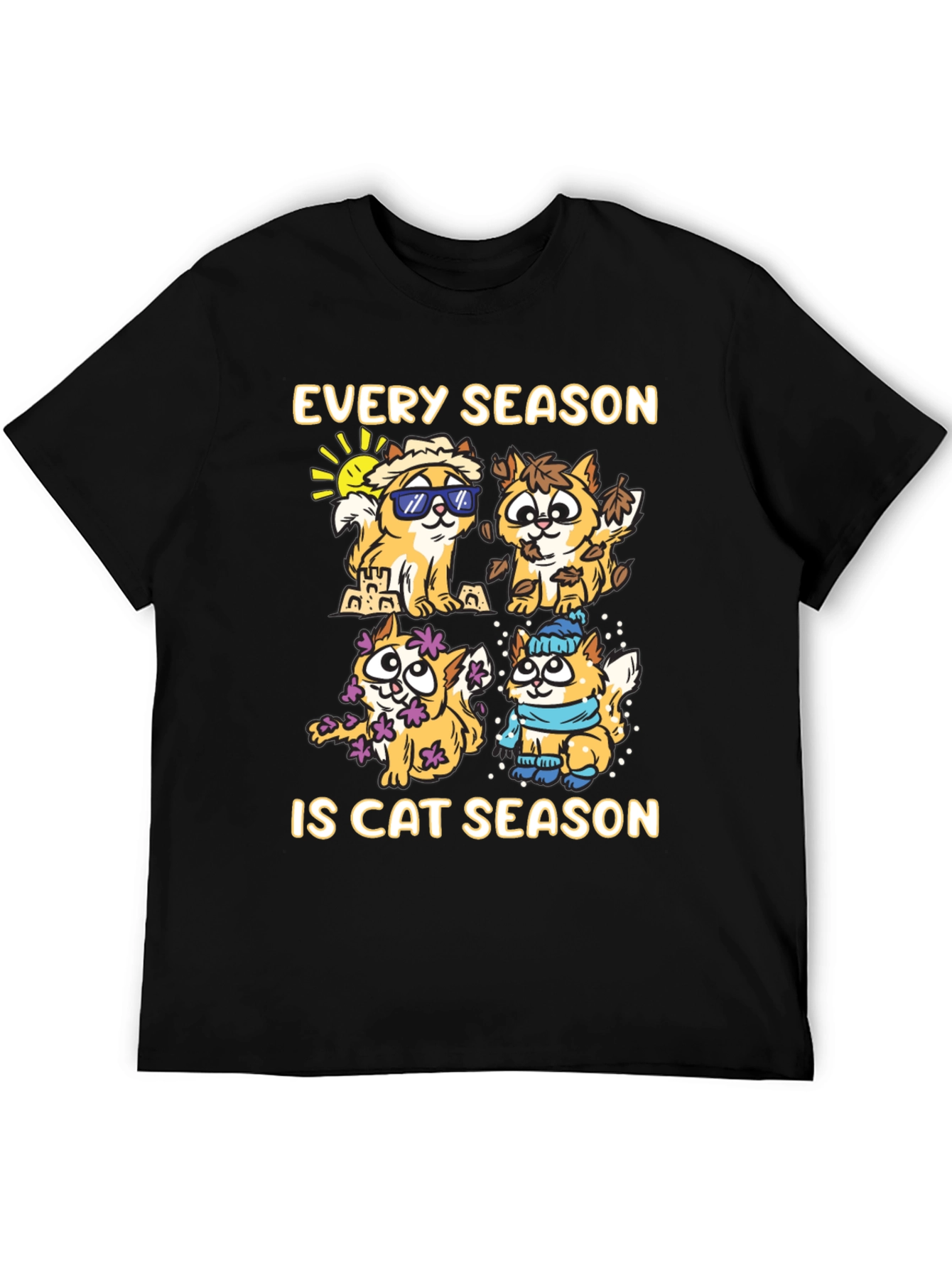 Every Season Is Cat Season T-Shirt