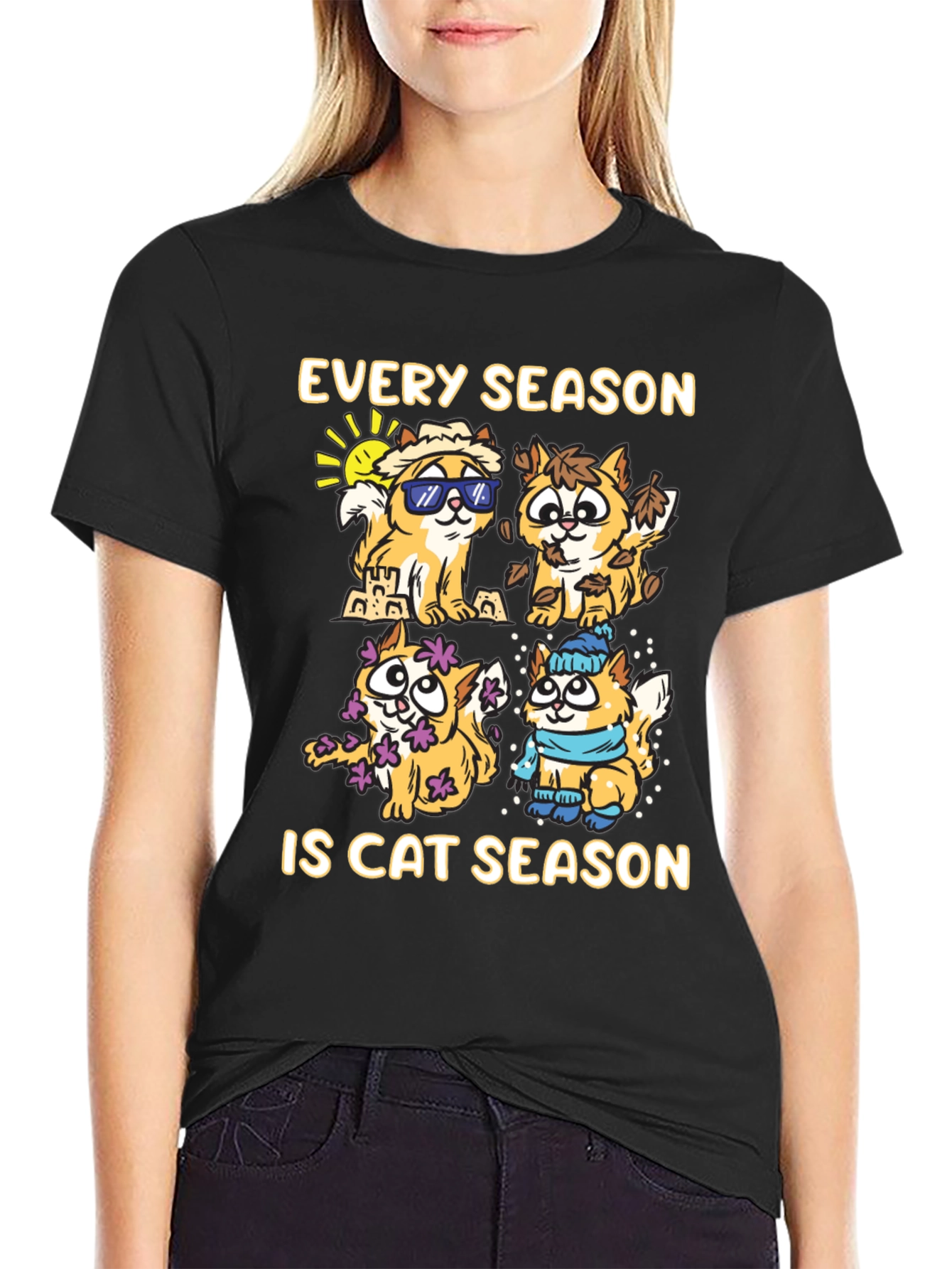 Every Season Is Cat Season T-Shirt