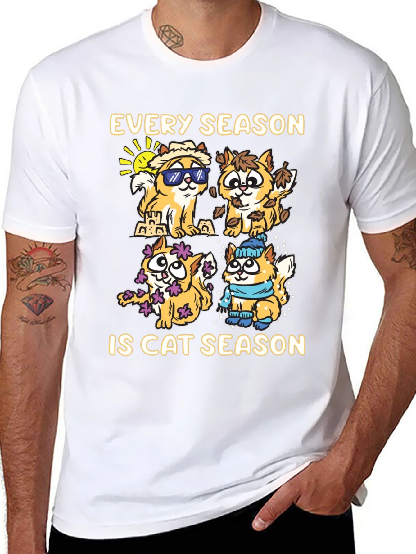 Every Season Is Cat Season T-Shirt