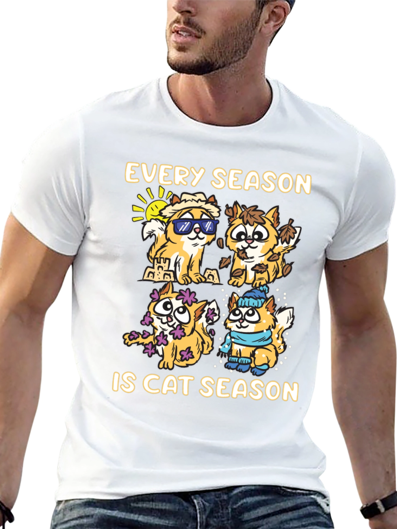 Every Season Is Cat Season T-Shirt