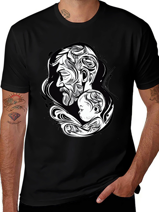 Father & Child Graphic Tee - Stylish Comfort