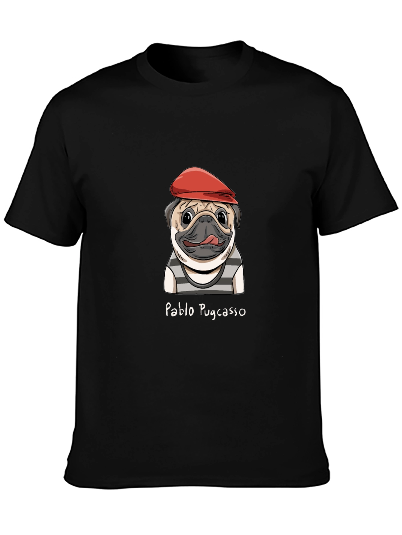 Pablo Pugcasso Tee - Artistic Dog T-Shirt