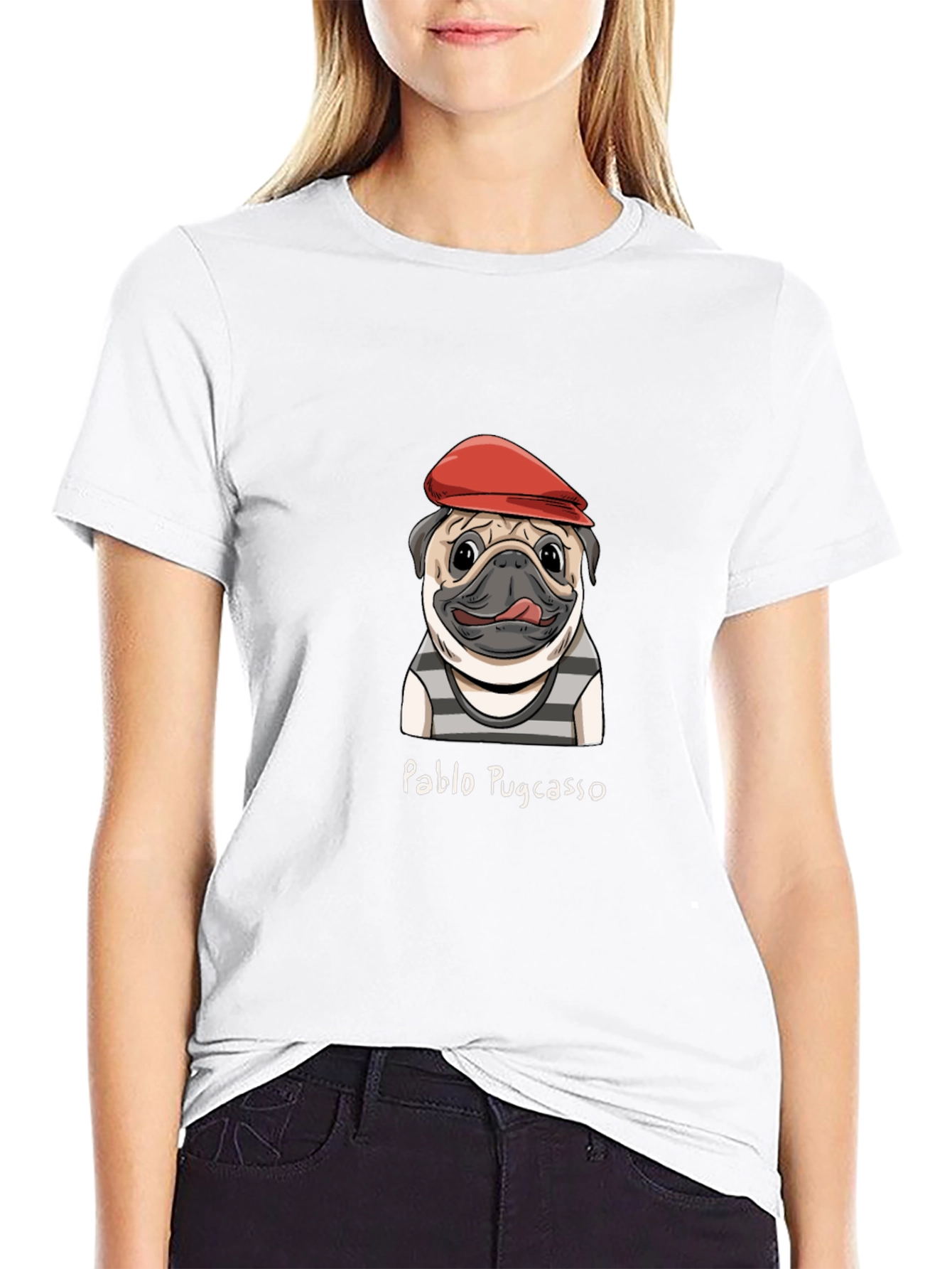Pablo Pugcasso Tee - Artistic Dog T-Shirt