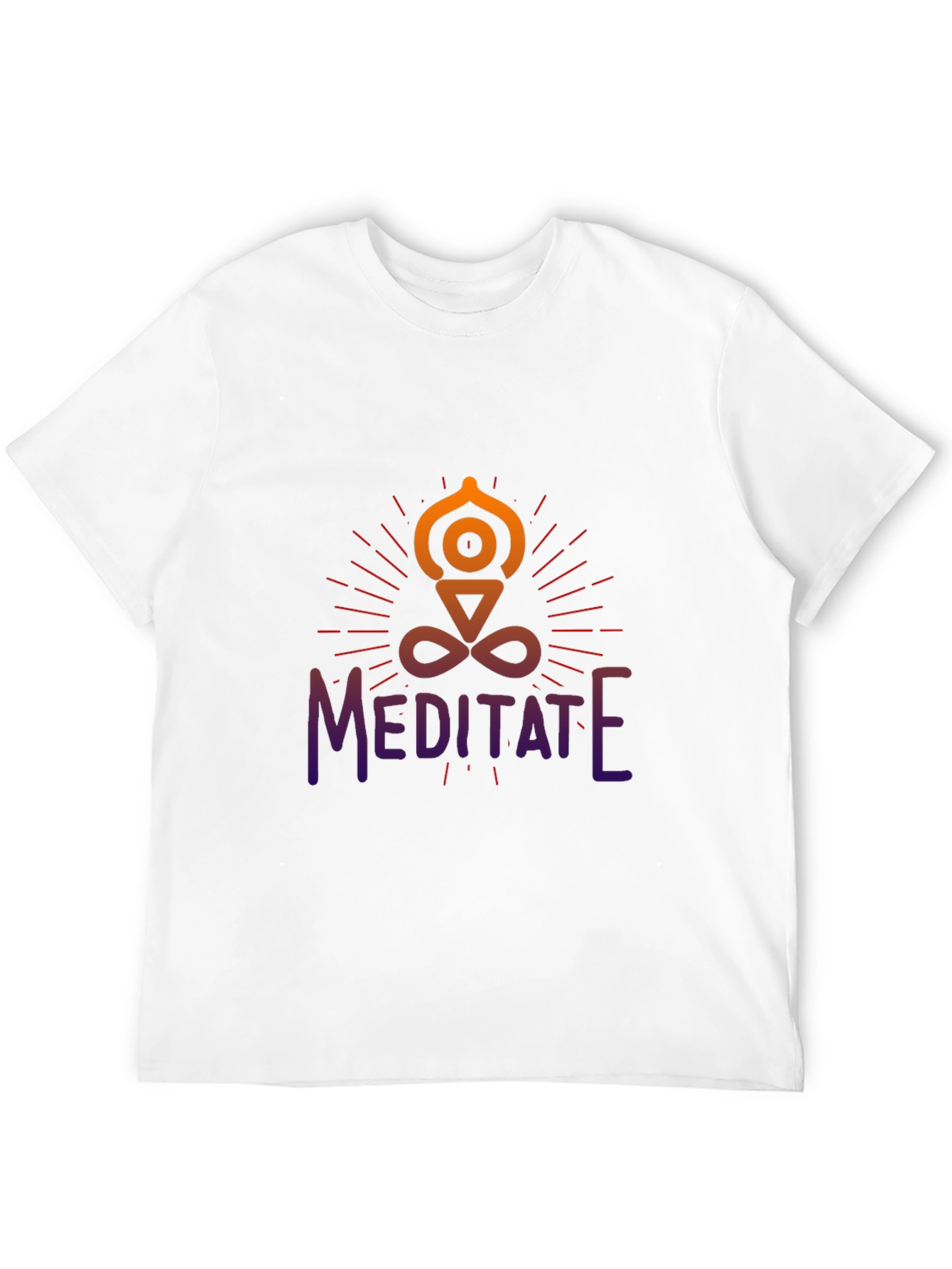 Meditate Graphic Tee - Spiritual Yoga Shirt